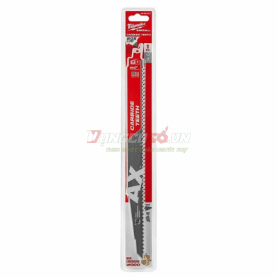 Lưỡi cưa kiếm gỗ AX Carbide T5-225.36mm Milwaukee 48-00-5226 (1 chiếc)