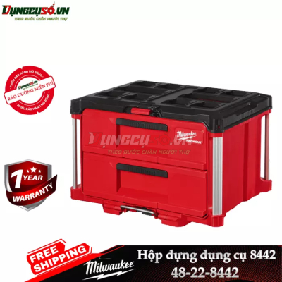 Hộp đựng dụng cụ Milwaukee cùng hệ PACKOUT™ 48-22-8442
