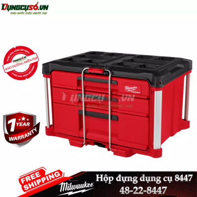 Hộp đựng dụng cụ Milwaukee cùng hệ PACKOUT™ 48-22-8447