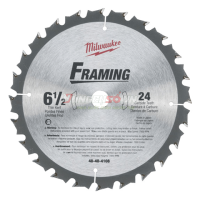Lưỡi máy cưa đĩa cắt gỗ Milwaukee 48-40-4108