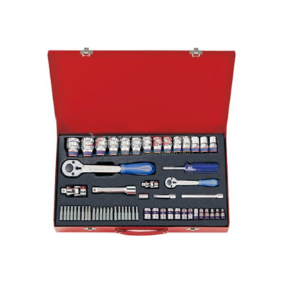 Bộ tuýp 1/2″, 1/4″ 58 chi tiết Kingtony 7558MR