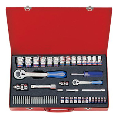 Bộ tuýp 1/2″, 1/4″ 58 chi tiết Kingtony 7558MR