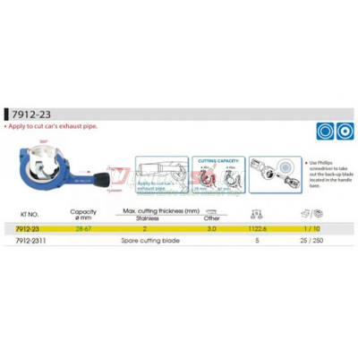 Dao cắt ống 32-67mm Kingtony 7912-23