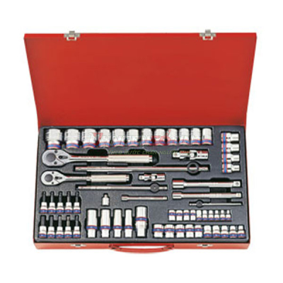 Bộ tuýp 1/2″,1/4″,3/8″ 62 chi tiết Kingtony 9063MR