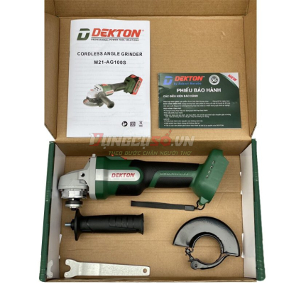 Thân máy mài góc 100mm pin 21V ct trượt  Dekton M21-AG100S-THAN