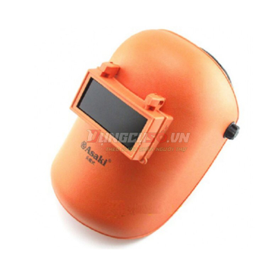 Mặt nạ hàn chống UV nhựa PP cam Asaki AK-2033