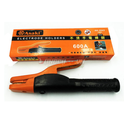 Kềm hàn điện cán chịu nhiệt 600A Asaki AK-2043