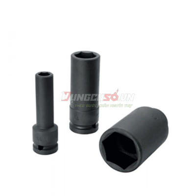 Đầu tuýp đen dài 1/2″ 6 cạnh 16mm Asaki AK-5532