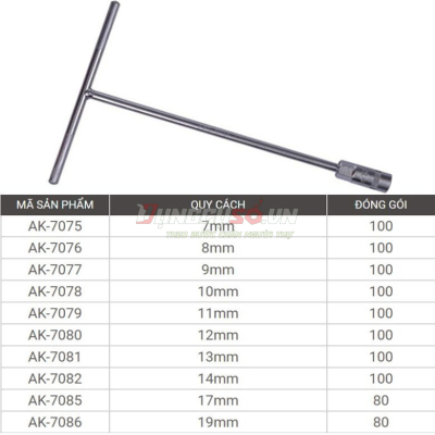 Điếu chữ T 14mm Asaki AK-7082