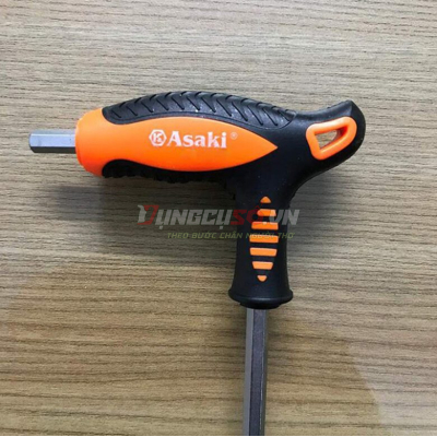 Lục giác bi có tay cầm chữ T 2mm Asaki AK-7951