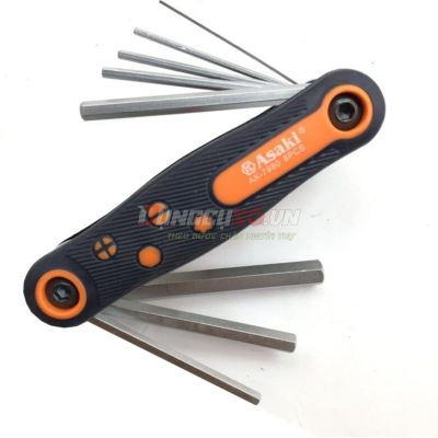 Bộ lục giác xếp 8 chi tiết Asaki AK-7980