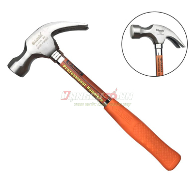 Búa nhổ đinh cán thép bọc nhựa 8 OZ / 227gr Asaki AK-9500
