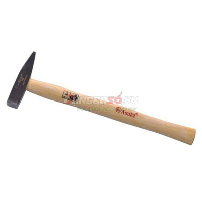 Búa đinh cán gỗ 1 đầu dẹp & 1 đầu vuông 600gr Asaki AK-9704
