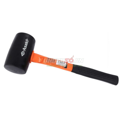 Búa cao su đen cán nhựa cao cấp 350gr Asaki AK-9726