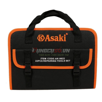 Bộ dụng cụ sửa chữa 22 chi tiết Asaki AK-9822