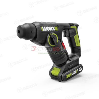 MÁY KHOAN BÚA WU380 DÙNG PIN LI-ION – WORX GREEN