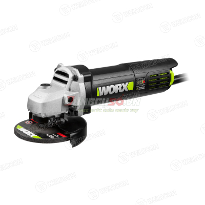 MÁY MÀI GÓC WU800X 750W 100M (CÔNG TẮC ĐUÔI)-WORX GREEN