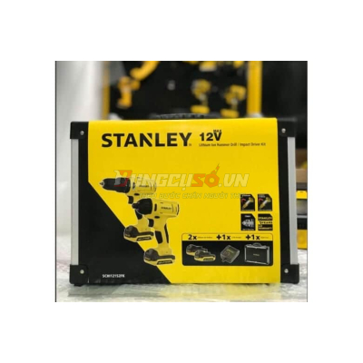 Bộ Máy Khoan Vặn Vít Pin 12V Stanley SCHI121S2FK-B1
