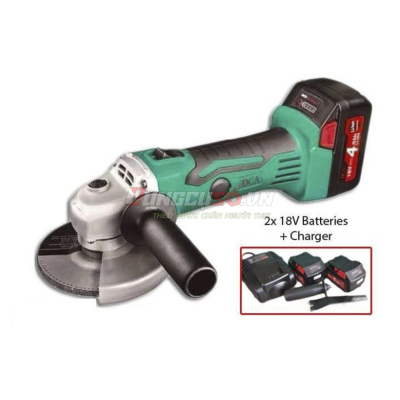 Máy mài góc pin 18V DCA ADSM02-100EK