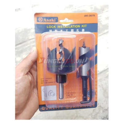 Mũi khoét lỗ gỗ (ổ khóa cửa) 22mm – 54mm Asaki AK-3679