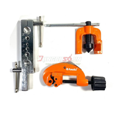Bộ lã ống đồng 1/2″ – 5/8″ 3 chi tiết Asaki AK-3820