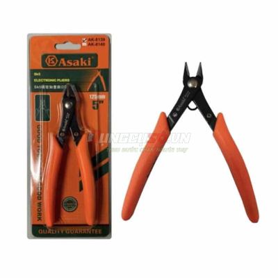 Kềm cắt chân mạch điện tử cao cấp 5”/125mm Asaki AK-8139
