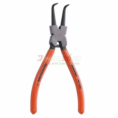 Kềm bóp phe mỏ cong 7”/175mm Asaki AK-8349