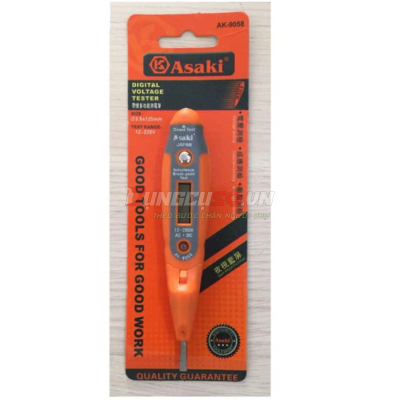 Bút thử điện đa năng cao cấp Φ3.5 x 125mm 12 – 220V Asaki AK-9058