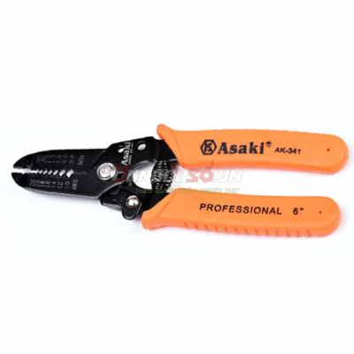 Kềm tuốt dây điện 6″/150mm Asaki AK-9101