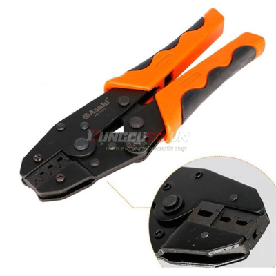 Kềm bấm đầu nối cáp đồng trục 9″/225mm Asaki AK-9125