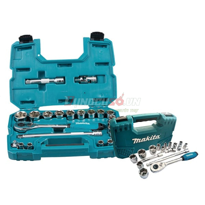 Bộ cần siết tự động & đầu tuýp 23 chi tiết Makita B-65589