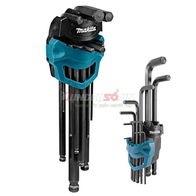 Bộ lục giác đầu bi 9 chi tiết Makita B-65894