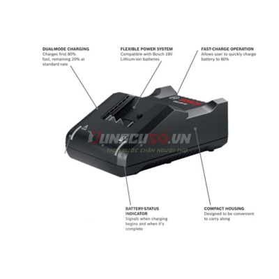 Sạc nhanh Bosch GAL 18V-40