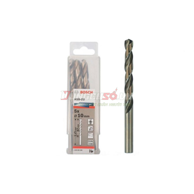 Mũi khoan INOX HSS-Co 10mm (hộp 5 mũi)