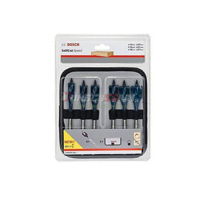 Bộ khoan gỗ đuôi cá 6 mũi Bosch 2608595424