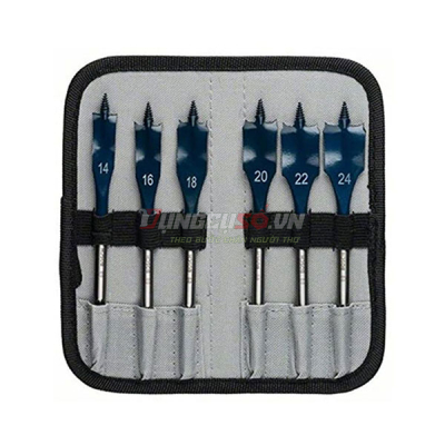 Bộ khoan gỗ đuôi cá 6 mũi Bosch 2608595424