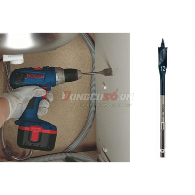 Mũi khoét gỗ đuôi cá 12x152mm Bosch 2608595484