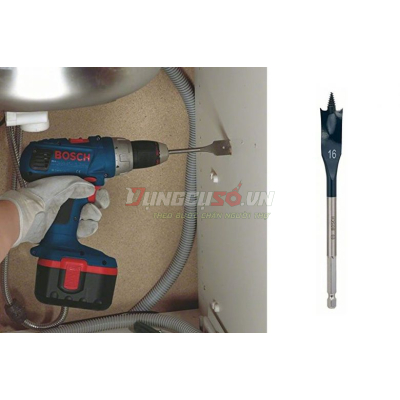 Mũi khoét gỗ đuôi cá 16x152mm Bosch 2608595487