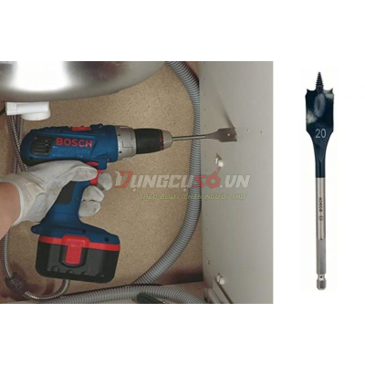 Mũi khoét gỗ đuôi cá 20x152mm Bosch 2608595491