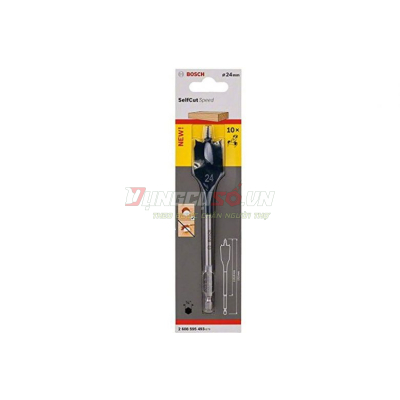 Mũi khoét gỗ đuôi cá 24x152mm Bosch 2608595493