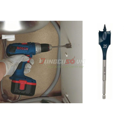 Mũi khoét gỗ đuôi cá 25x152mm Bosch 2608595494