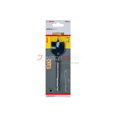 Mũi khoét gỗ đuôi cá 38x152mm Bosch 2608595501