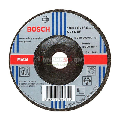 Đá mài 100x6x16mm (sắt)