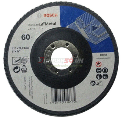 Đá nhám xếp P120 Ø100mm (linh hoạt)