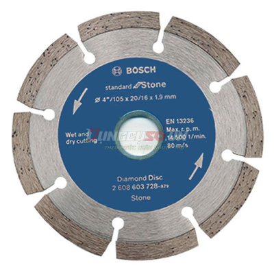 Đĩa cắt kim cương 105x20/16mm granite