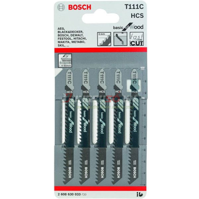 Lưỡi cưa lọng T 111 C - Gỗ (bộ 5 lưỡi)