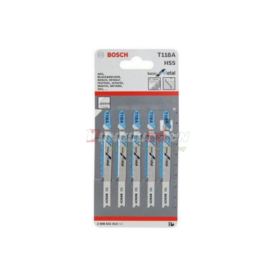 Lưỡi cưa lọng T 118 A - Sắt  (bộ 5 lưỡi)