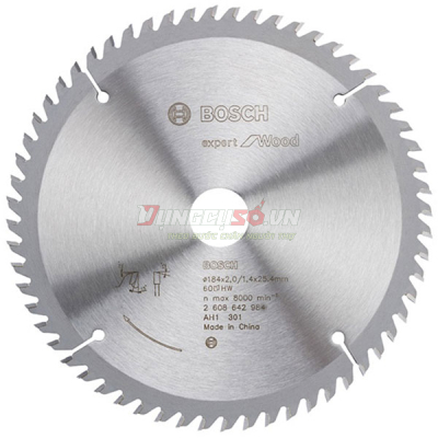 Lưỡi cưa gỗ 184x25.4mm T40