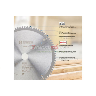 Lưỡi cưa gỗ 254x30mm T40