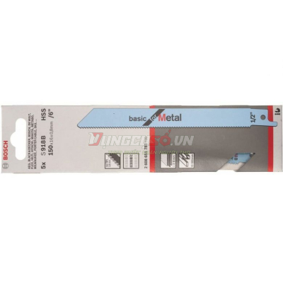 Lưỡi cưa kiếm S 918 BF – Sắt 5 lưỡi Bosch 2608651781